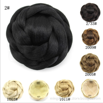 Hot sale synthetic hair bun donut chignon dome hair good quality and conpetitive price hair
